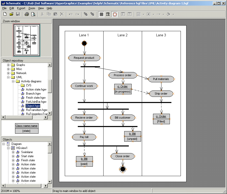 Schematic - A vector graphics diagramming tool